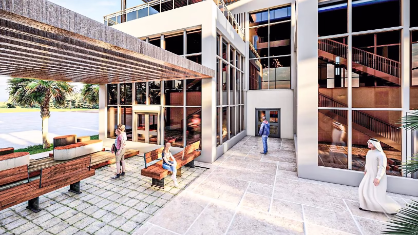 مجمع تجاري -المقاهي