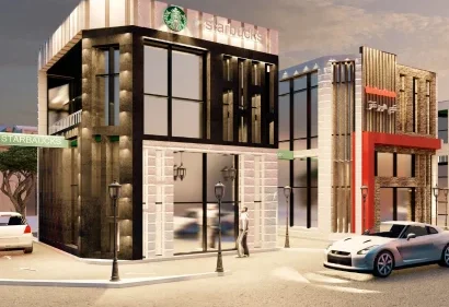 تطوير ارض لمشروع تجاري