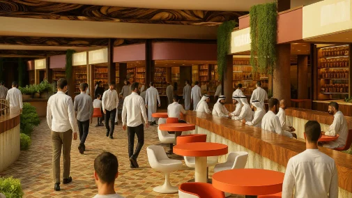 منطقة طعام اجتماعي -رد سي مول