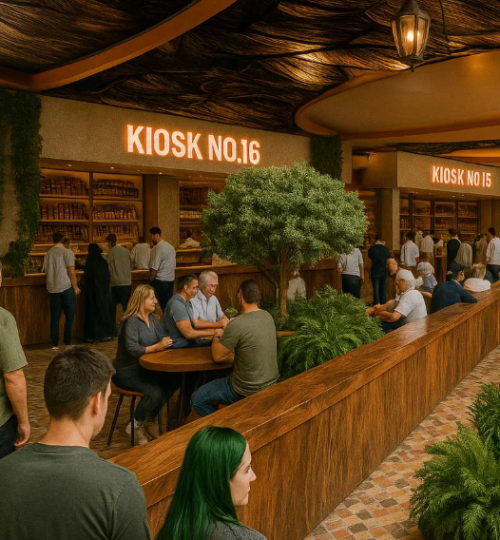 منطقة طعام اجتماعي