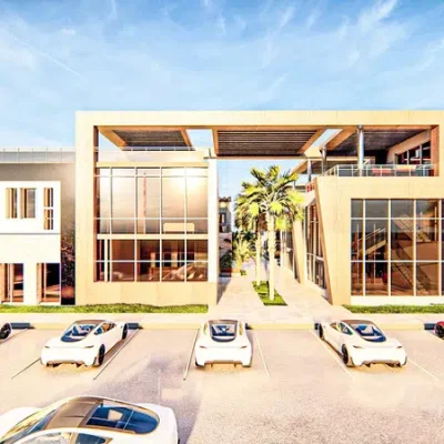 مجمع تجاري -مبني متعدد الاستخدامات